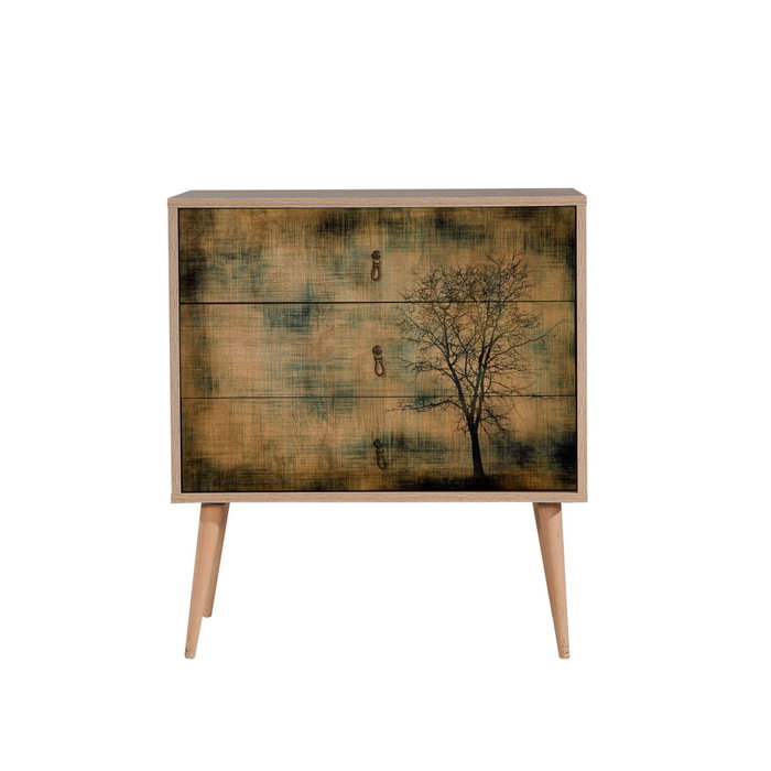 Hanah Home Cómoda Trio - 729 Roble Sonoma
